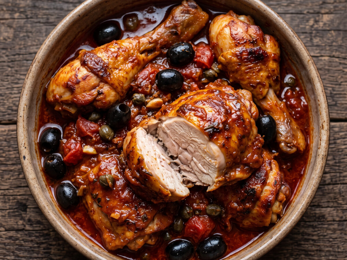 Pollo alla cacciatora alla napoletana