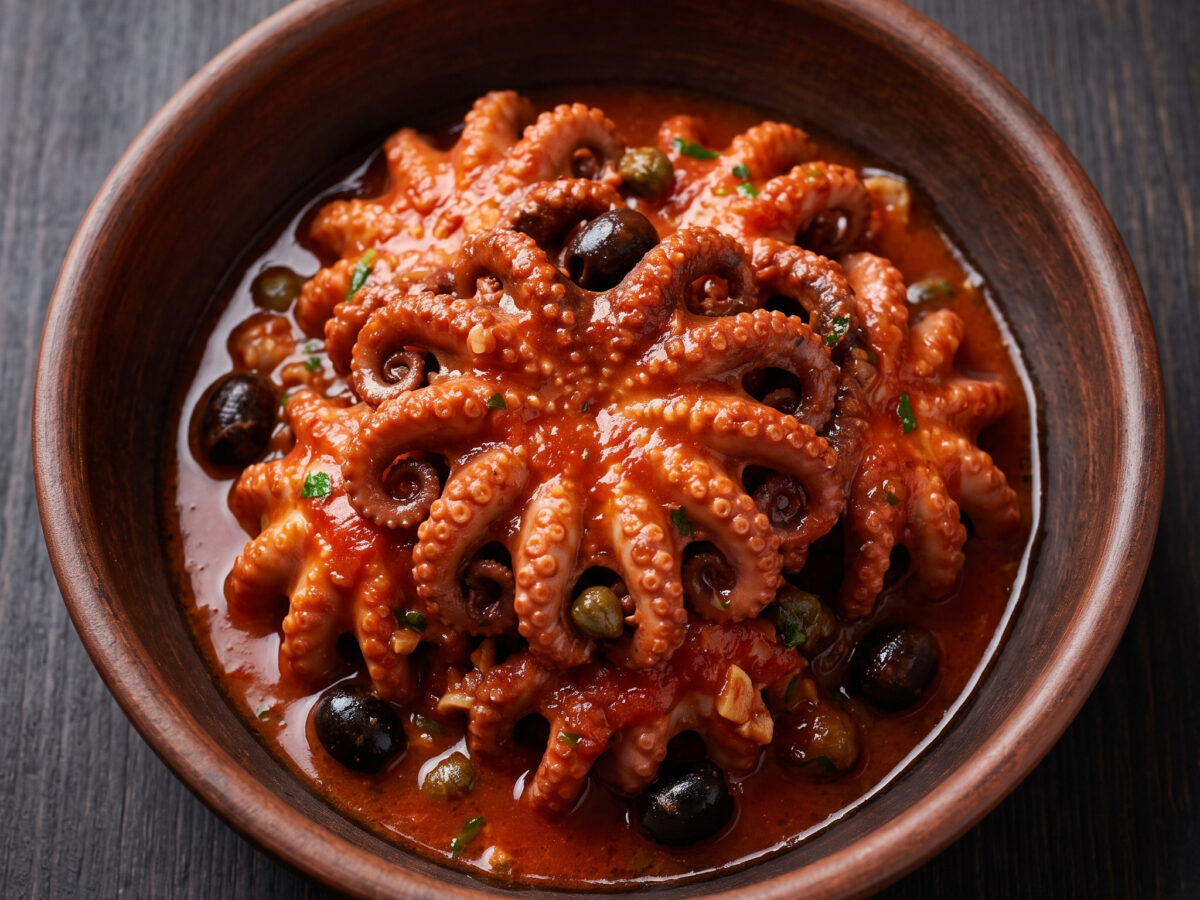 Polpo alla luciana: Oktopus aus der neapolitanischen Küche