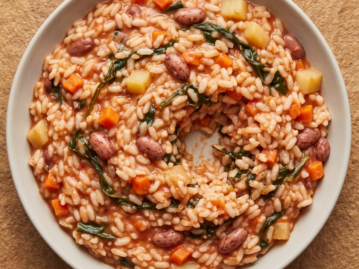 Risotto alla campagnola: rustikaler Reis aus der Toskana