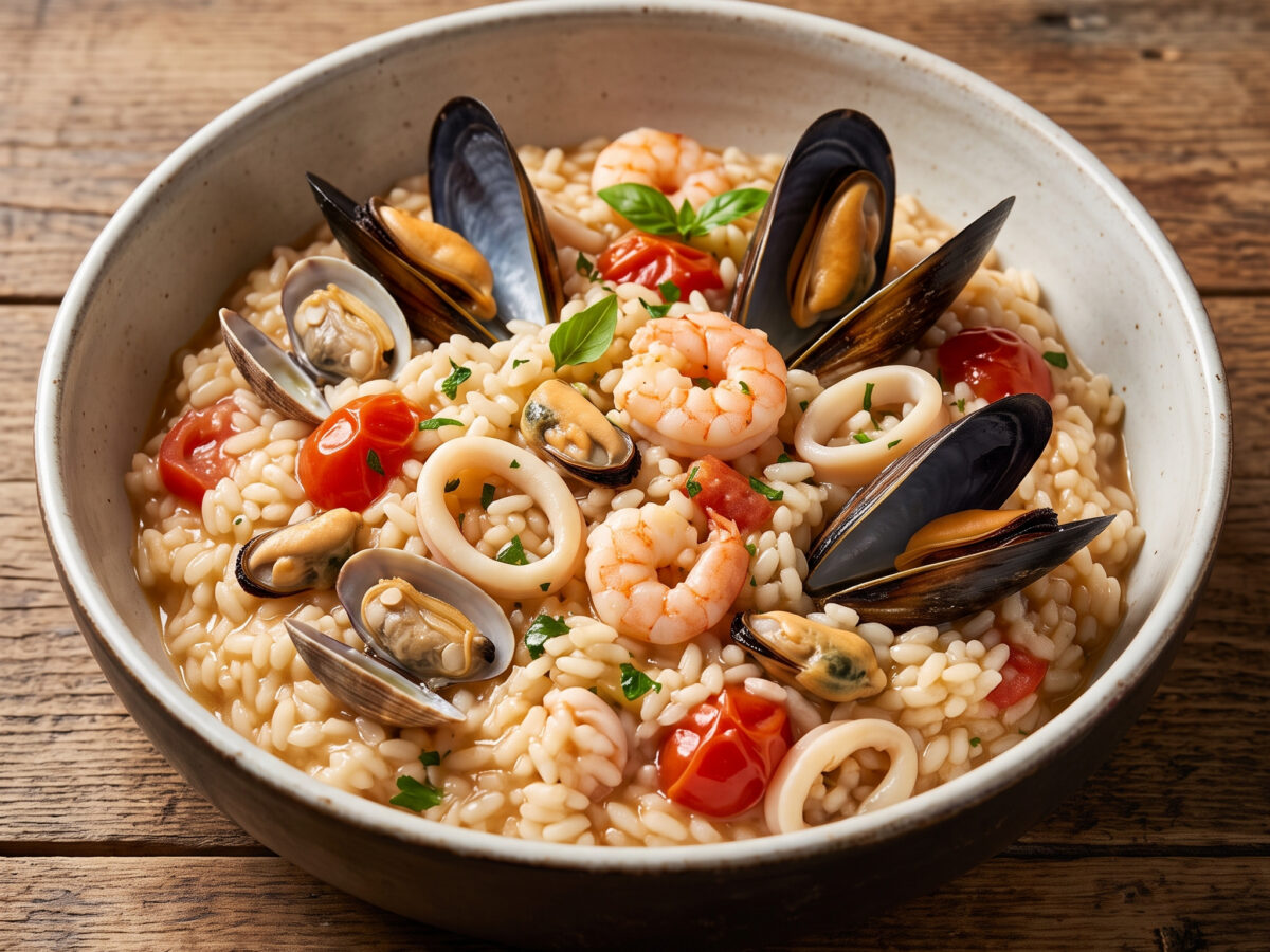 Risotto alla pescatora – ligurische Küstenvariante