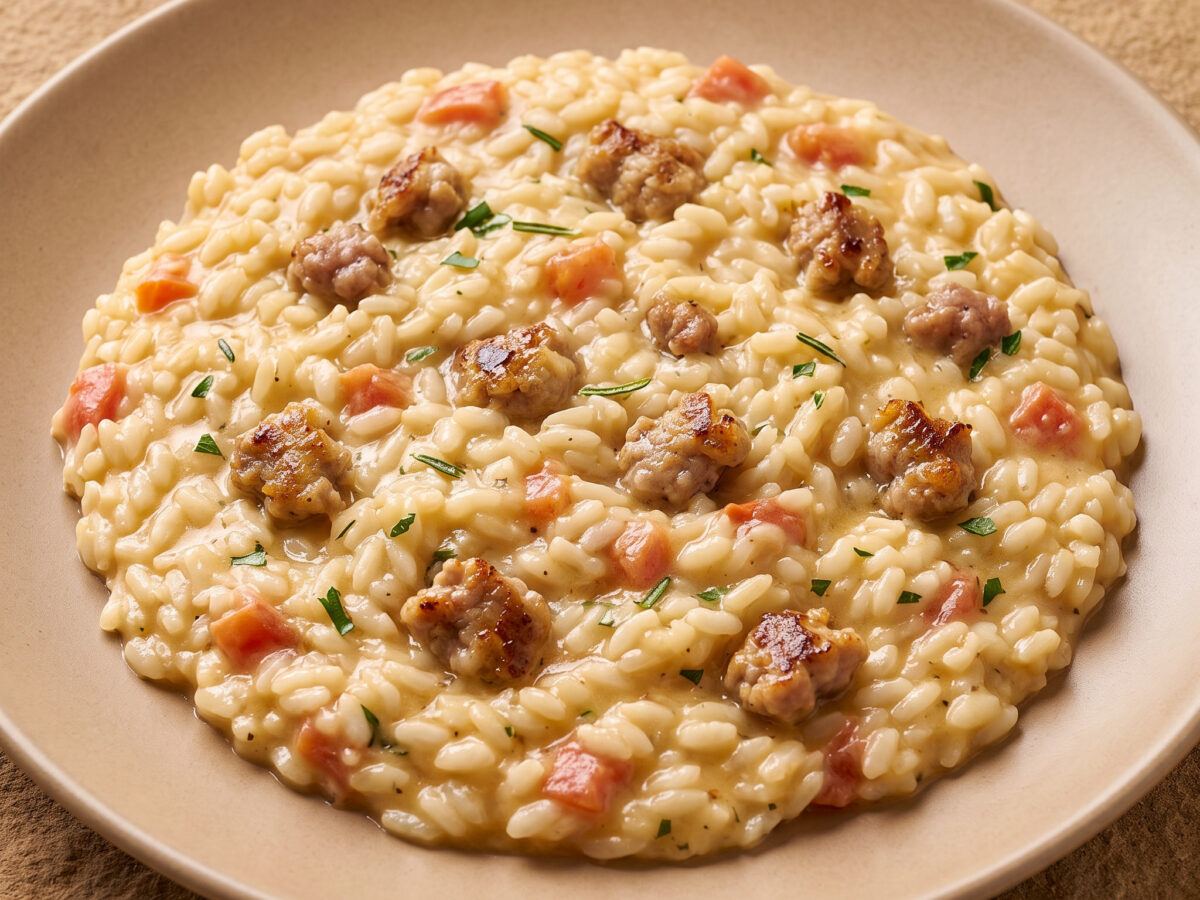 Risotto alla salsiccia aus Friaul-Julisch Venetien