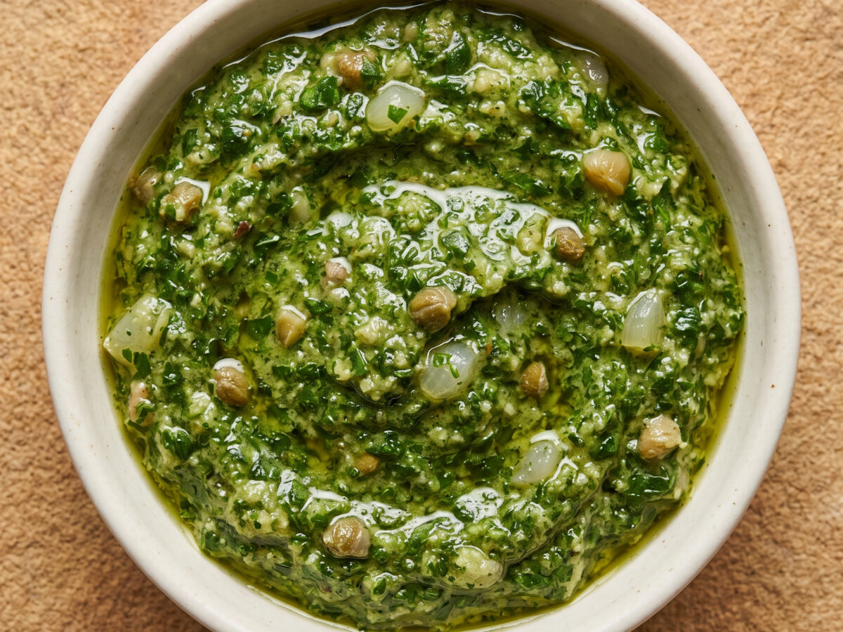 Salsa verde alla bolognese – würzige Sauce aus Emilia-Romagna