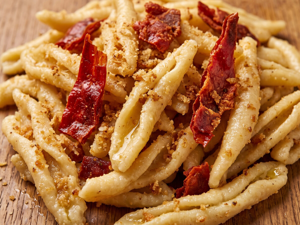 Strascinati con peperoni cruschi
