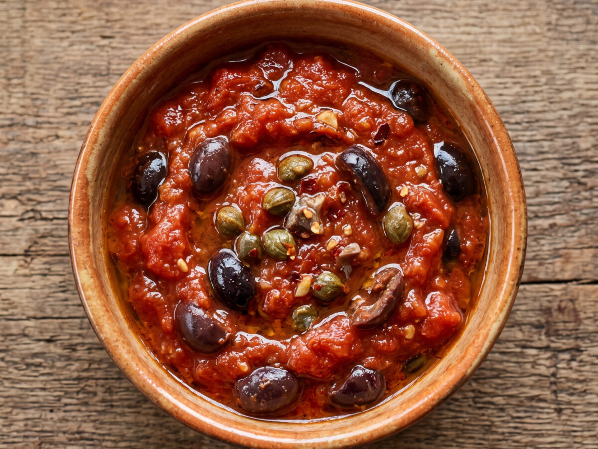 Sugo alla puttanesca: kräftig, salzig, kampanisch