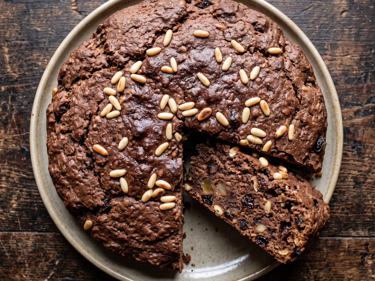 Torta paesana – lombardische Brottorte mit Kakao