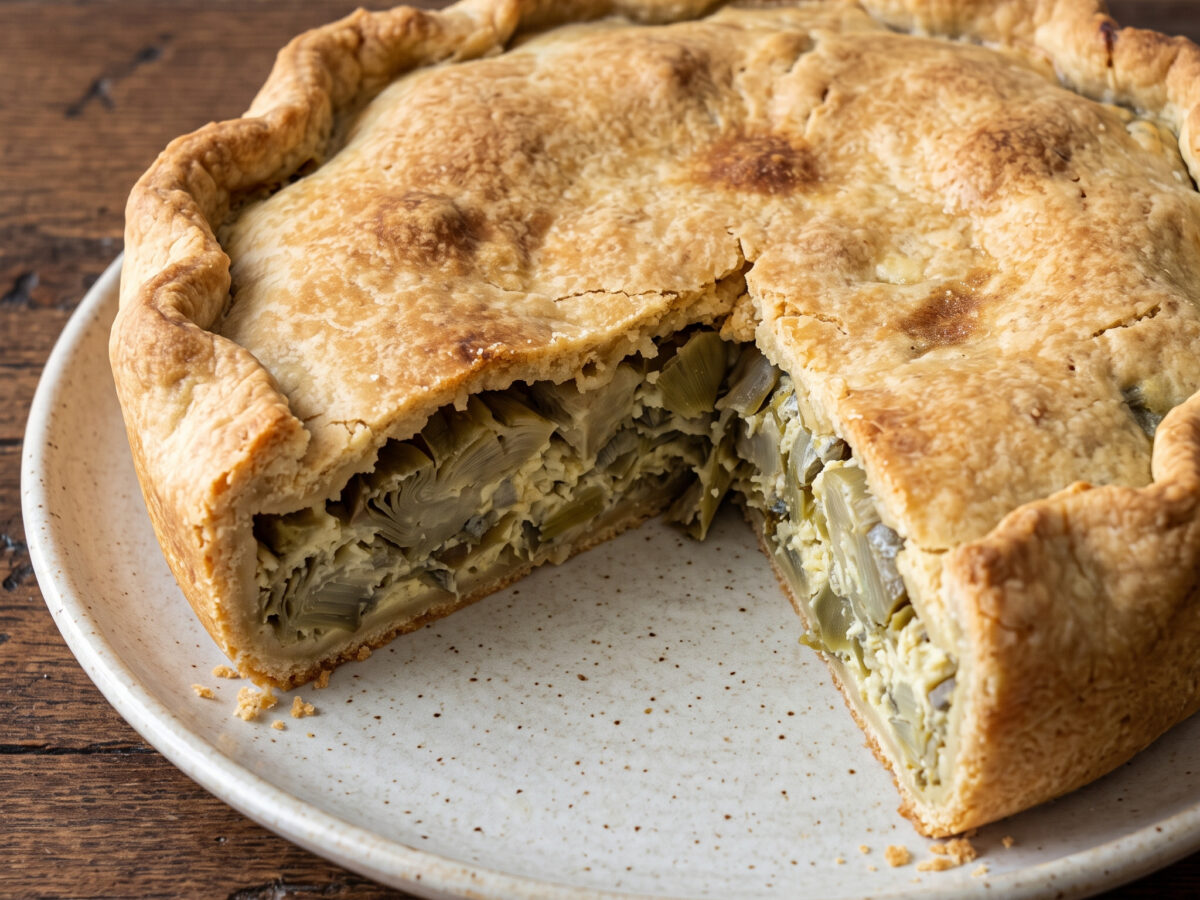Torta rustica di carciofi aus den Abruzzen