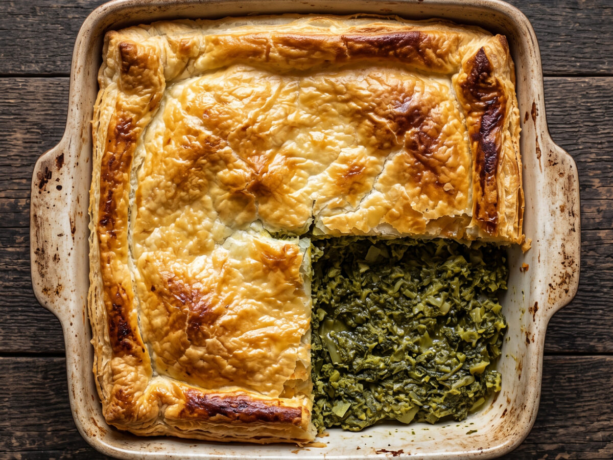 Torta salata mit Broccolo fiolaro
