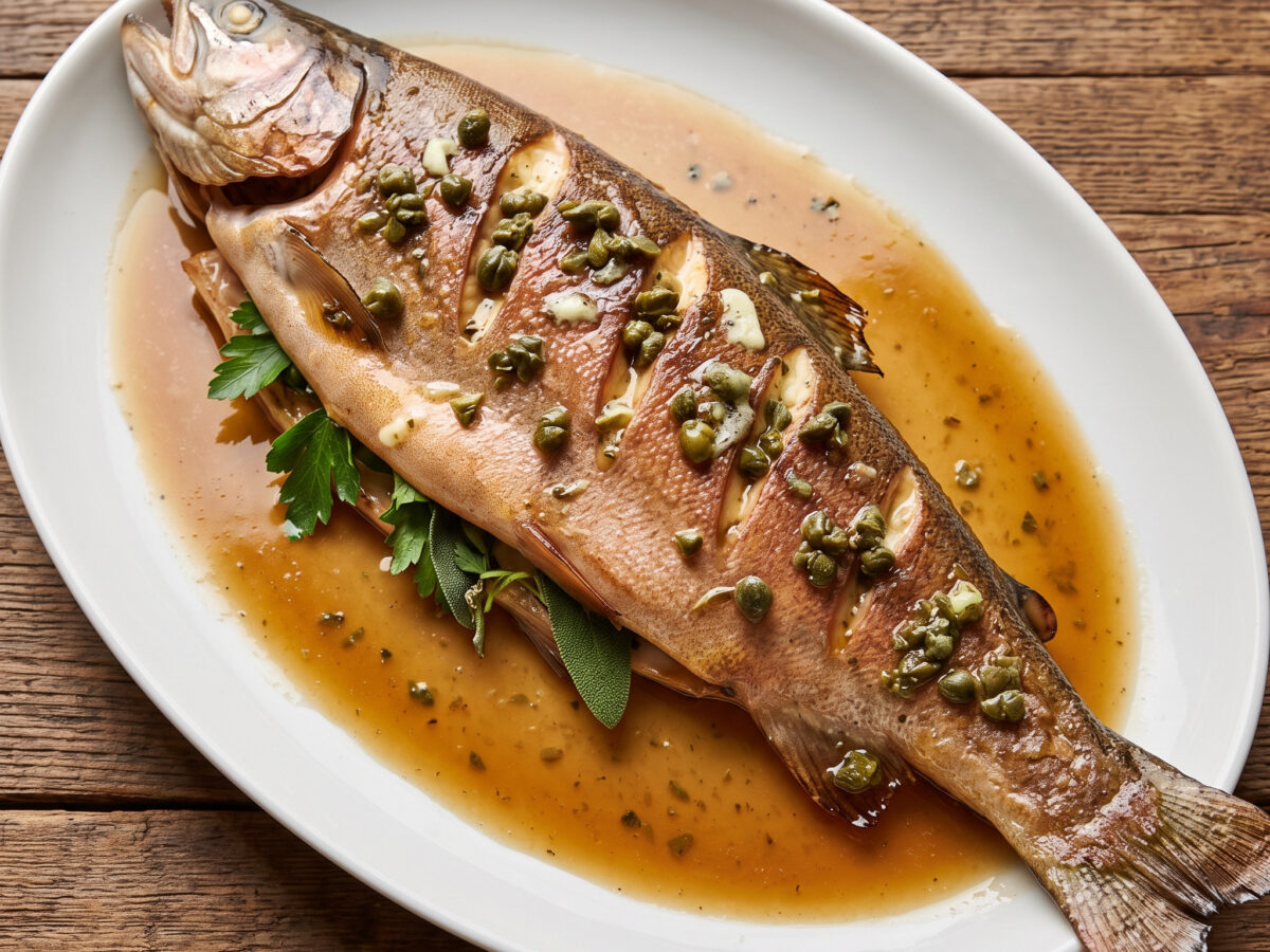 Trota salmonata al Marsala