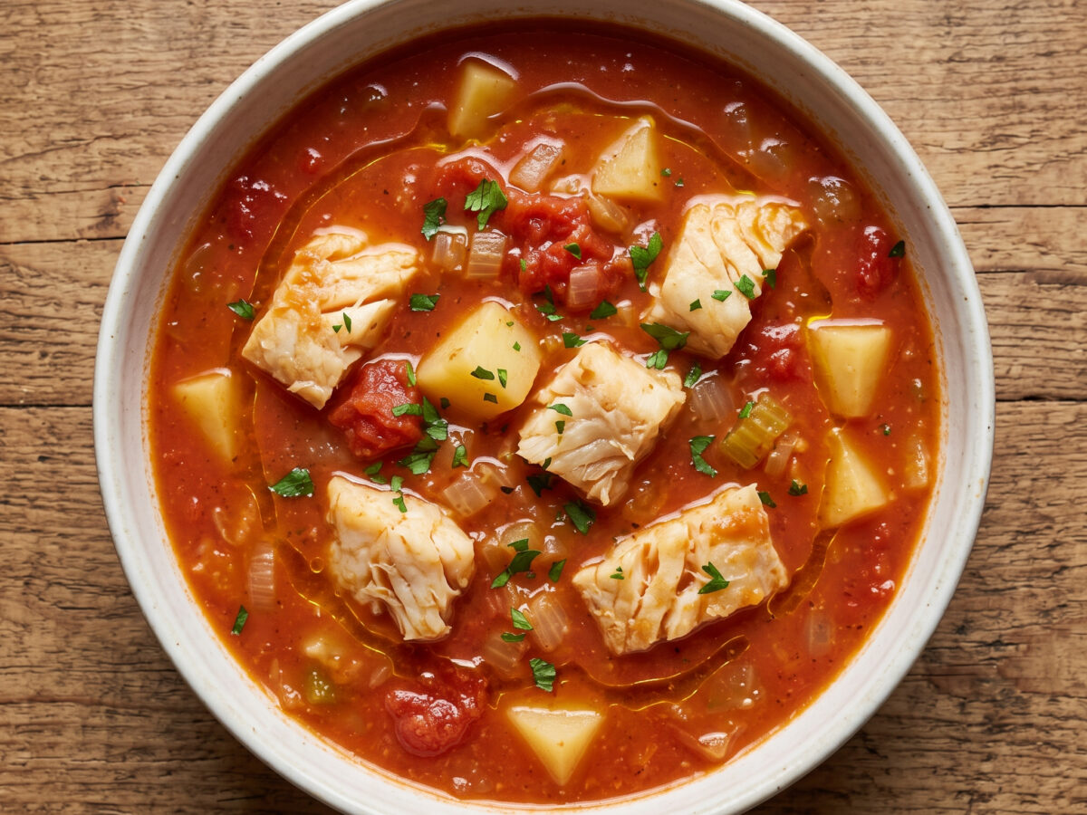 Zuppa di baccalà – Fischsuppe aus der Basilikata