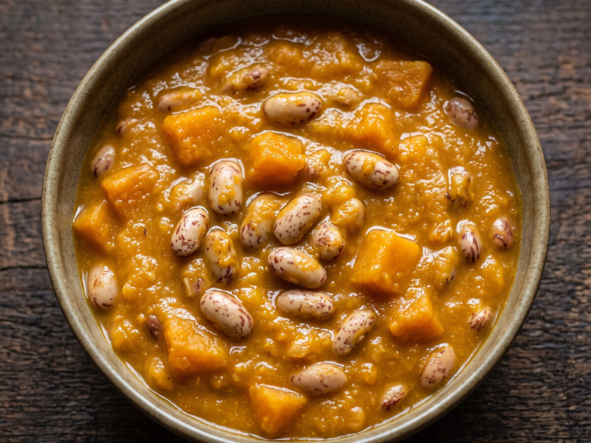 Zuppa di zucca e fagioli aus Friaul-Julisch Venetien